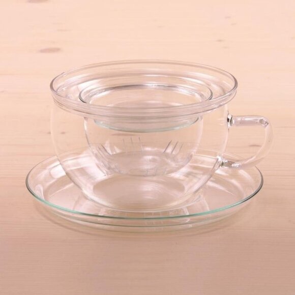 TRENDGLAS | Tea Cup with Lid and Glass Filter (set of 2) -- NWOT - Picture 2 of 3